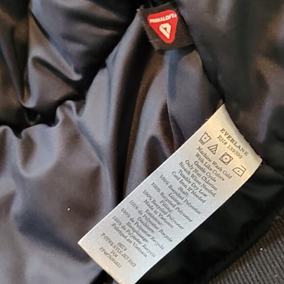 Everlane The Puffer Bomber Jacket Black XL Women’s ReNew Recycled - Picture 7 of 9